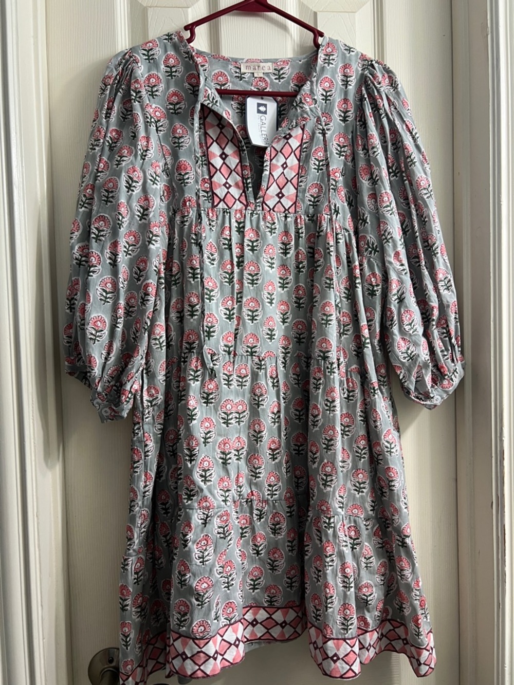 Marea Pink Floral Mini Dress